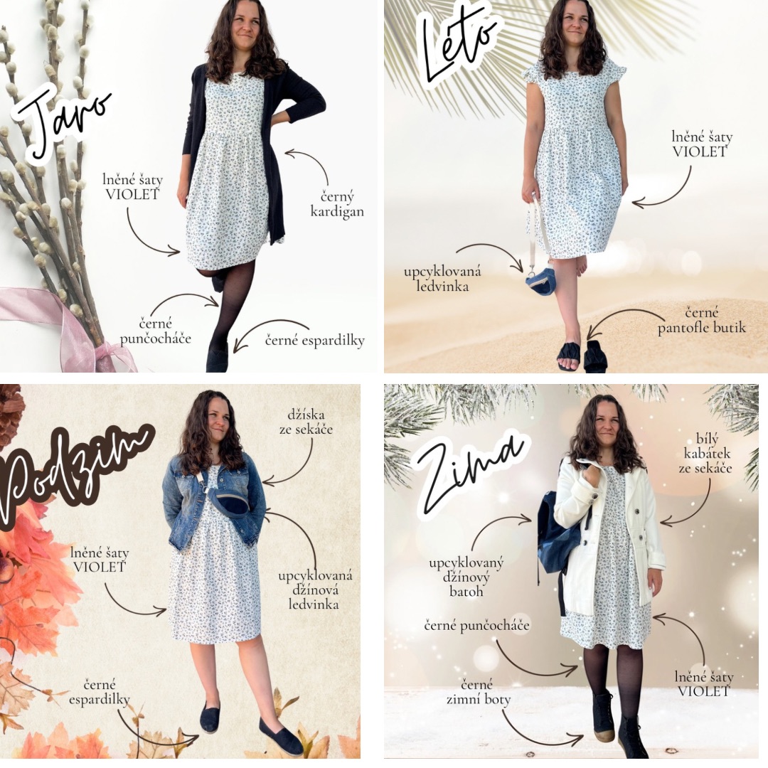 inspirace na outfit - šaty VIOLET